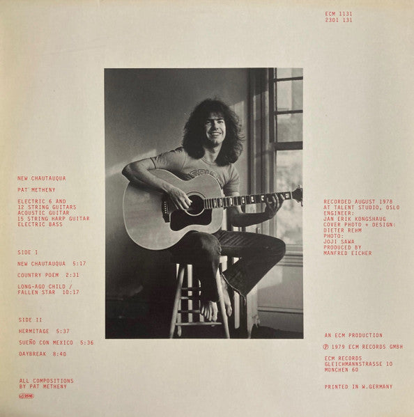 Pat Metheny ~ New Chautauqua (Vinyl) - Djungel & Jazz