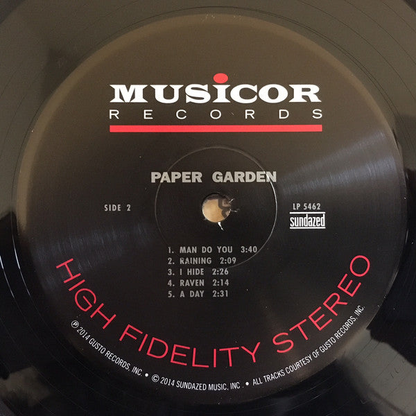 Paper Garden* : The Paper Garden (LP, Album, RE, 180)