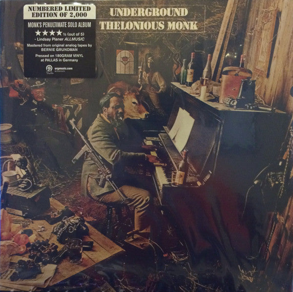 Thelonious Monk : Underground (LP, Album, Ltd, RE)