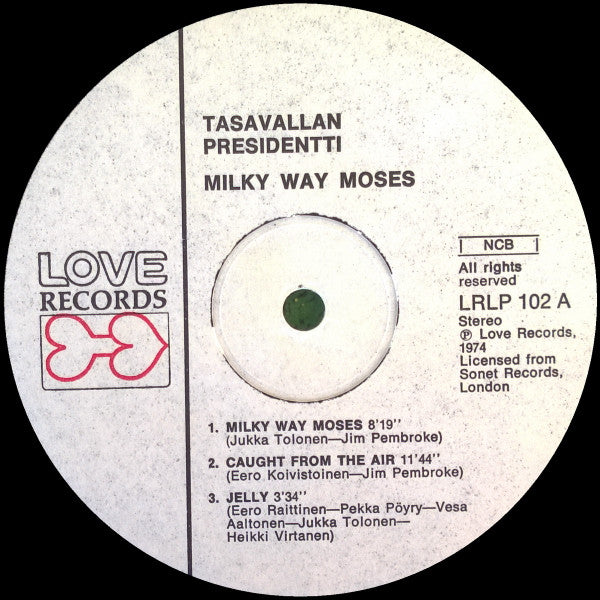 Tasavallan Presidentti : Milky Way Moses (LP, Album)