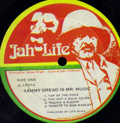 Sammy Dread : Sammy Dread Is Mr Music (LP, Album)