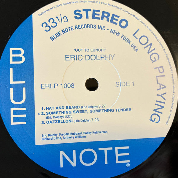 Eric Dolphy : Out To Lunch! (LP, Album, Ltd, RE, 180)