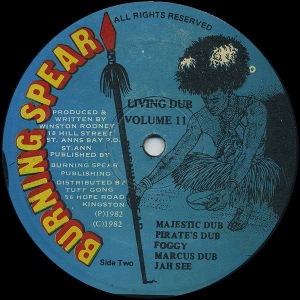 Burning Spear : Living Dub, Volume 2 (LP, Album)