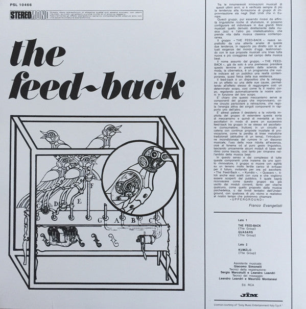 The Feed-Back ~ The Feed-back (Vinyl) - Djungel & Jazz