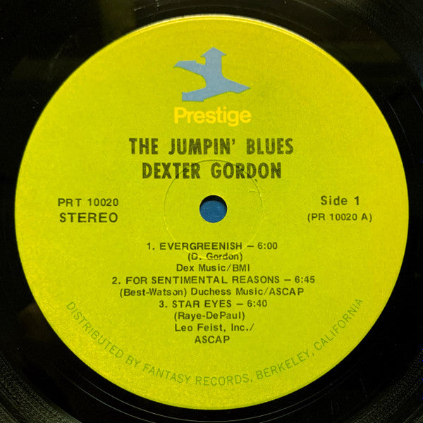 Dexter Gordon ~ The Jumpin' Blues (Vinyl) - Djungel & Jazz