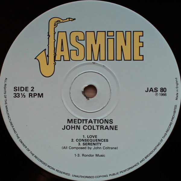 John Coltrane : Meditations (LP, Album, RE)