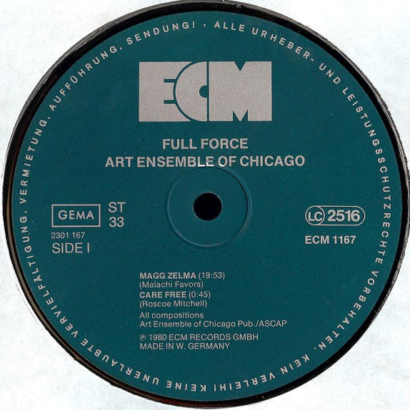 The Art Ensemble Of Chicago : Full Force (LP, Album)