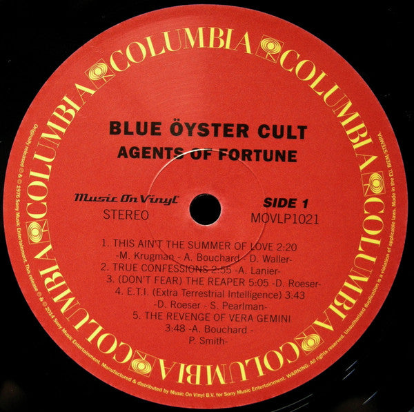 Blue Öyster Cult ~ Agents Of Fortune (Vinyl) - Djungel & Jazz