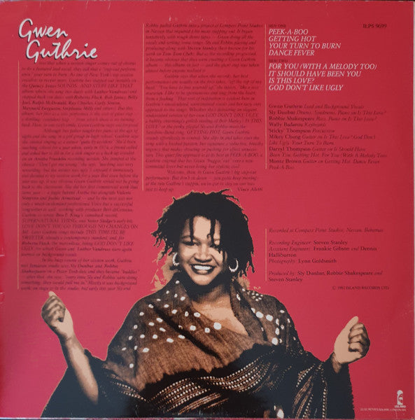 Gwen Guthrie : Gwen Guthrie (LP, Album, P/Mixed)