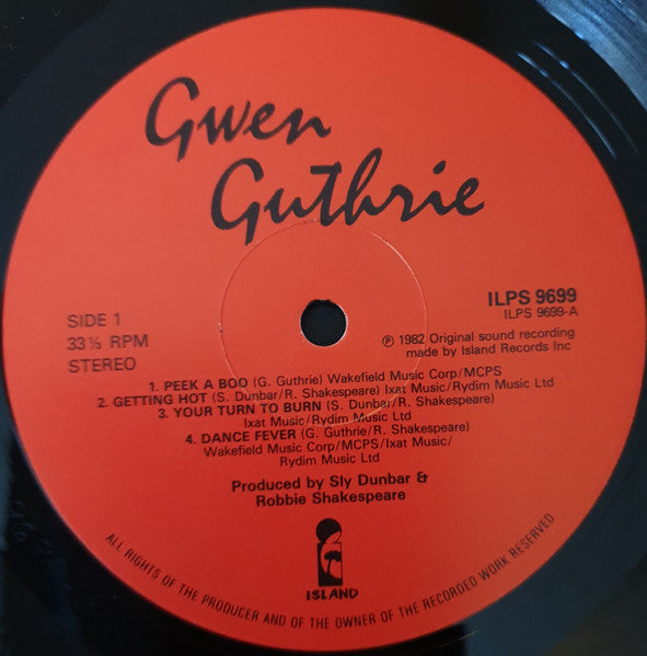 Gwen Guthrie : Gwen Guthrie (LP, Album, P/Mixed)