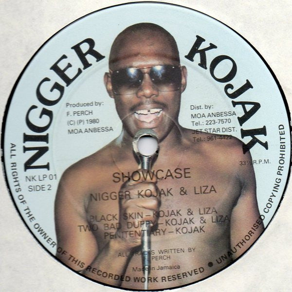 Nigger Kojak And Liza* : Showcase L.P. (LP, RE)