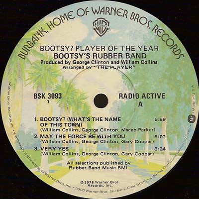 Bootsy's Rubber Band ~ Bootsy? Player Of The Year (Vinyl) - Djungel & Jazz