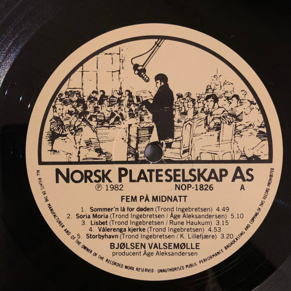 Bjølsen Valsemølle ~ Fem På Midnatt (Vinyl) - Djungel & Jazz