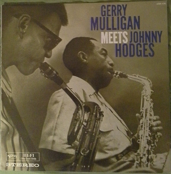 Gerry Mulligan & Johnny Hodges ~ Gerry Mulligan Meets Johnny Hodges (Vinyl) - Djungel & Jazz