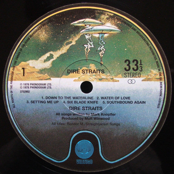 Dire Straits : Dire Straits (LP, Album, RE, RM, 180)