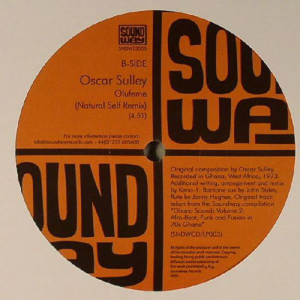 Joe Mensah / Oscar Sulley : Africa Is Home / Olufeme (12", Single, Hea)