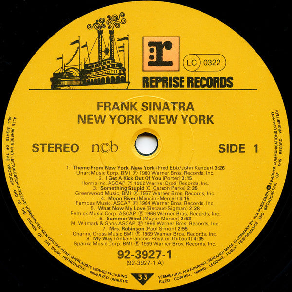 Frank Sinatra ~ New York New York: His Greatest Hits (Vinyl) - Djungel & Jazz