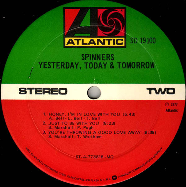 Spinners ~ Yesterday, Today & Tomorrow (Vinyl) - Djungel & Jazz