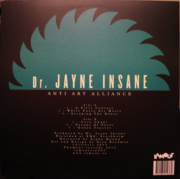 Dr. Jayne Insane ~ Anti Art Alliance (Vinyl) - Djungel & Jazz