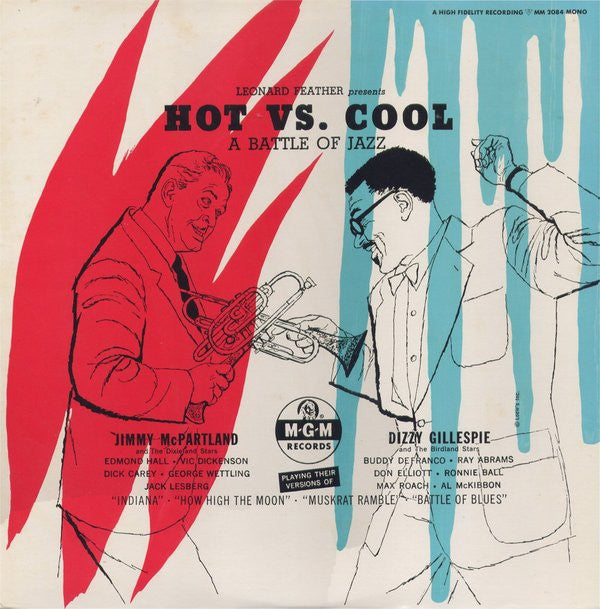 Leonard Feather ~ Presents Hot Versus Cool - A Battle Of Jazz / Cats Versus Chicks - A Jazz Battle Of The Sexes (Vinyl) - Djungel & Jazz