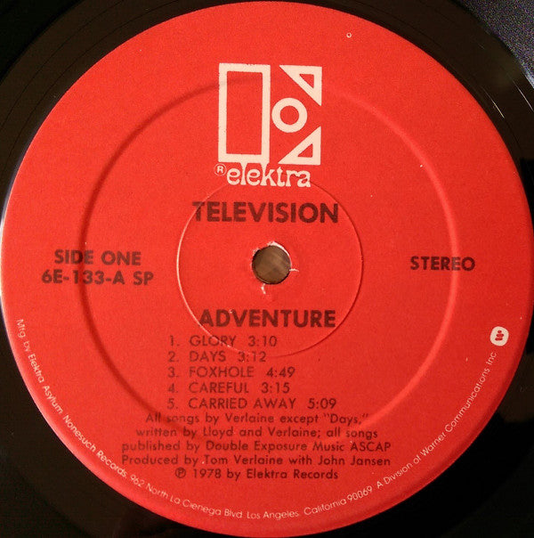 Television ~ Adventure (Vinyl) - Djungel & Jazz