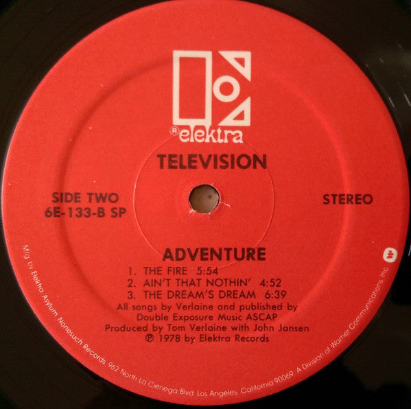 Television ~ Adventure (Vinyl) - Djungel & Jazz