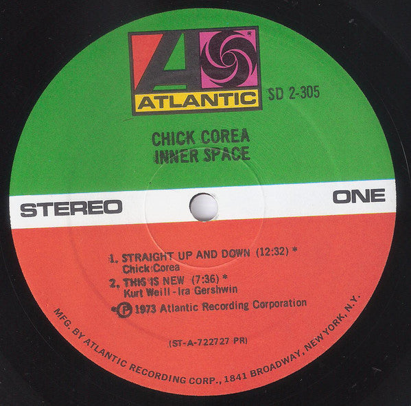 Chick Corea ~ Inner Space (Vinyl) - Djungel & Jazz