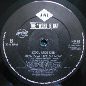Kool Moe Dee ~ How Ya Like Me Now (Vinyl) - Djungel & Jazz