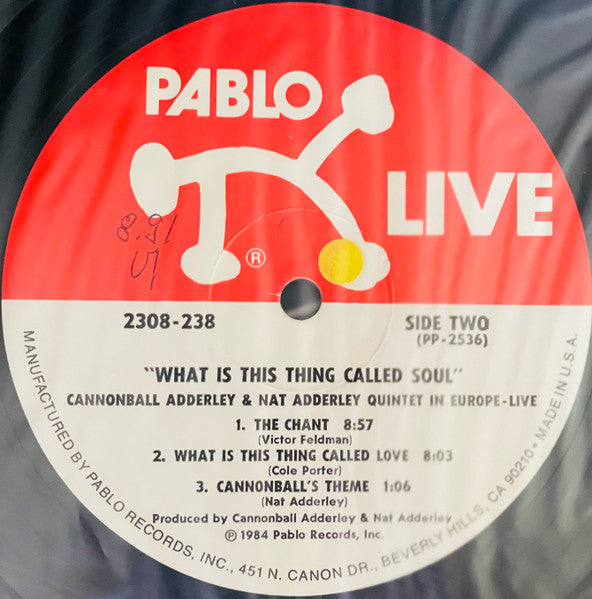The Cannonball Adderley Quintet ~ What Is This Thing Called Soul (In Europe - Live!) (Vinyl) - Djungel & Jazz