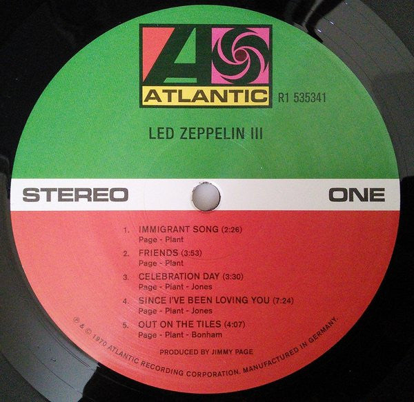 Led Zeppelin ~ Led Zeppelin III (Vinyl) - Djungel & Jazz