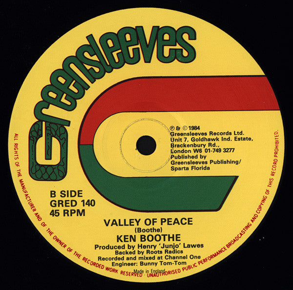 Ken Boothe ~ Thinking (Vinyl) - Djungel & Jazz