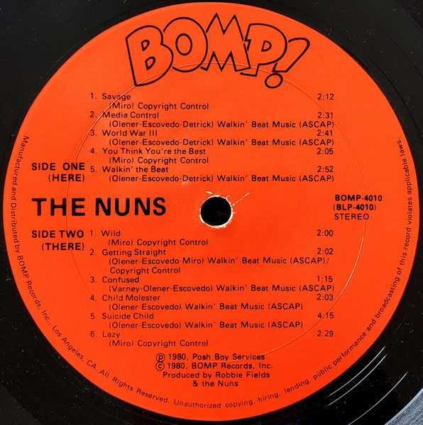 The Nuns ~ The Nuns (Vinyl) - Djungel & Jazz