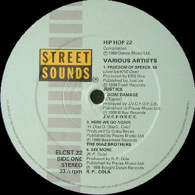 Various ~ Street Sounds Hip Hop 22 (Vinyl) - Djungel & Jazz