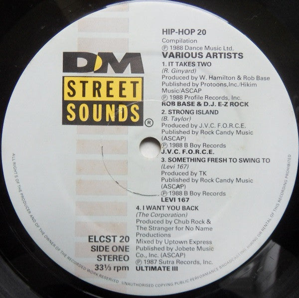 Various ~ Street Sounds Hip Hop 20 (Vinyl) - Djungel & Jazz