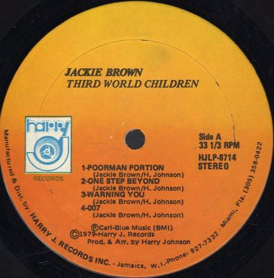 Jackie Brown : Third World Children (LP, Album)