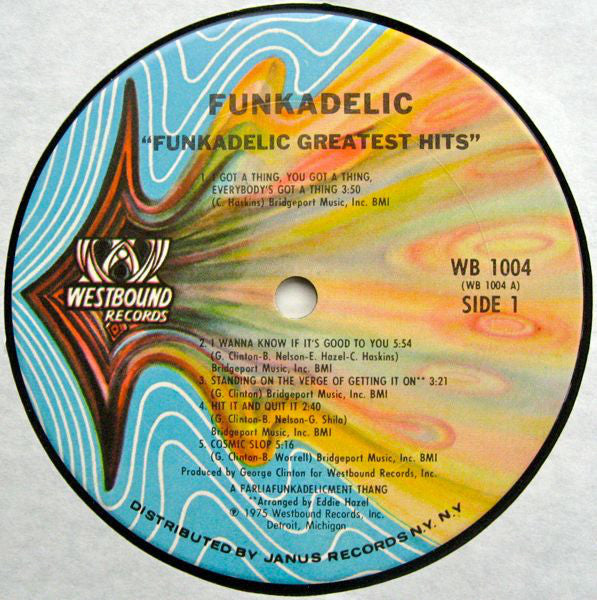 Funkadelic : Funkadelic's Greatest Hits (LP, Comp)