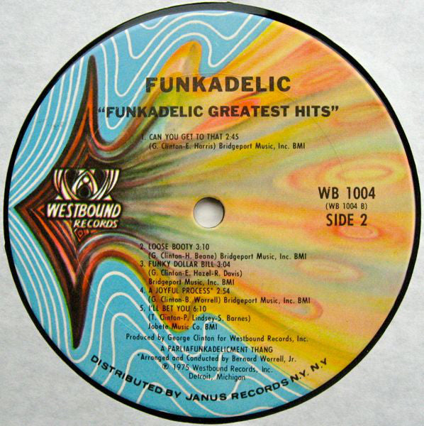 Funkadelic : Funkadelic's Greatest Hits (LP, Comp)