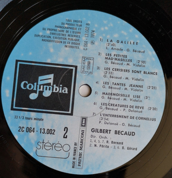 Bécaud ~ Bécaud (Vinyl) - Djungel & Jazz