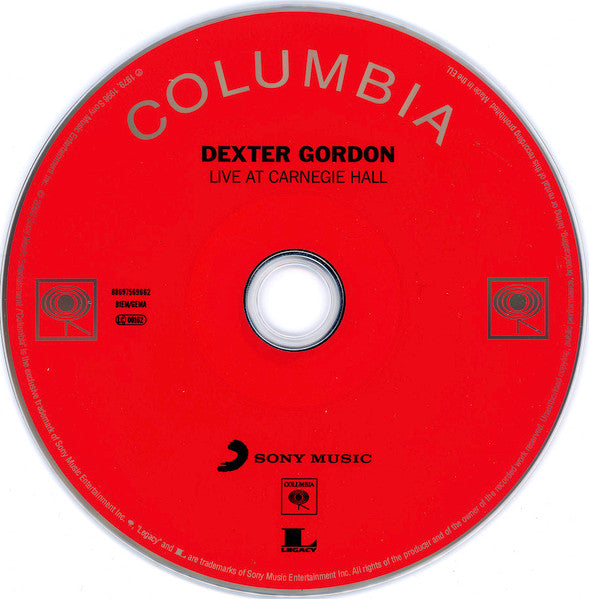 Dexter Gordon ~ Live At Carnegie Hall (Vinyl) - Djungel & Jazz