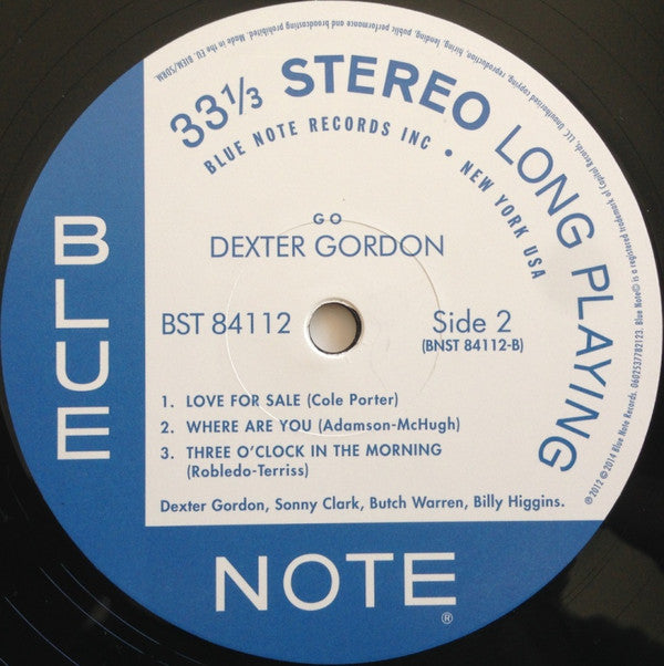 Dexter Gordon ~ Go! (Vinyl) - Djungel & Jazz