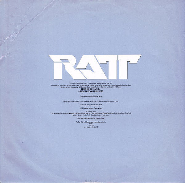 Ratt ~ Invasion Of Your Privacy (Vinyl) - Djungel & Jazz