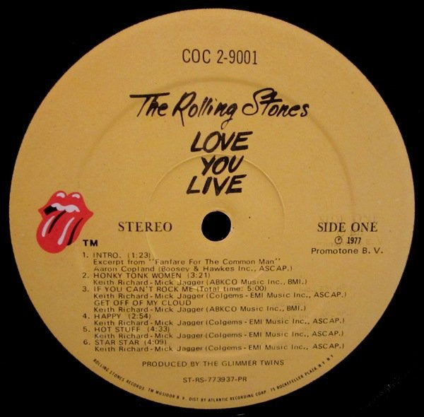 The Rolling Stones ~ Love You Live (Vinyl) - Djungel & Jazz