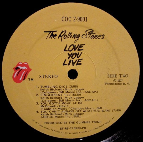 The Rolling Stones ~ Love You Live (Vinyl) - Djungel & Jazz