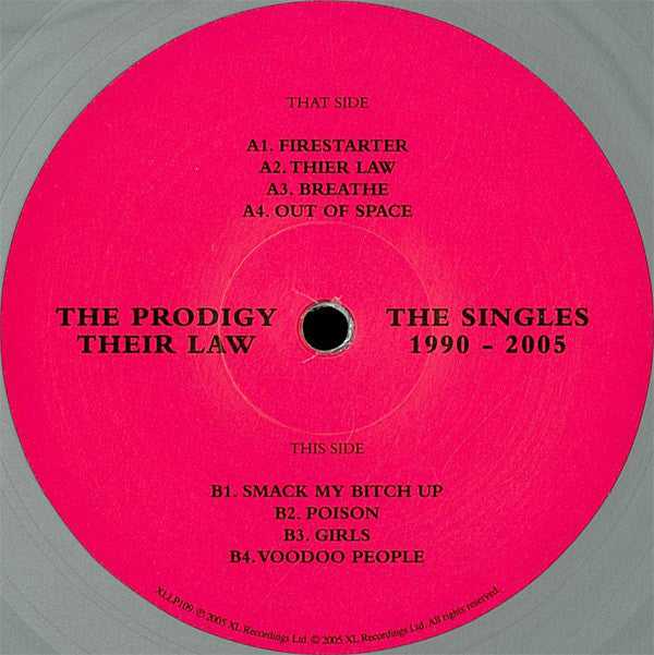 The Prodigy ~ Their Law - The Singles 1990-2005 (Vinyl) - Djungel & Jazz