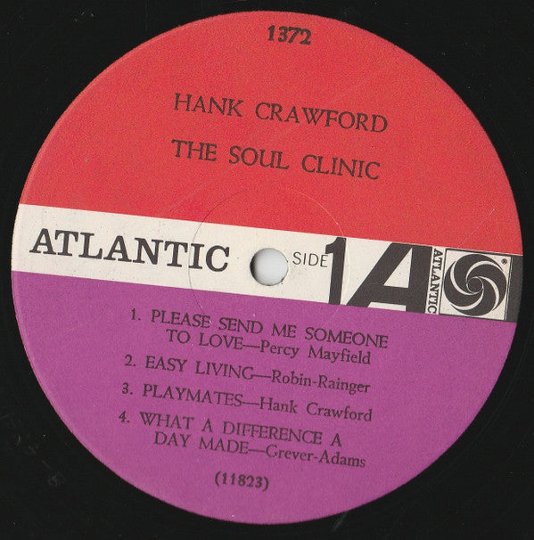 Hank Crawford ~ The Soul Clinic (Vinyl) - Djungel & Jazz