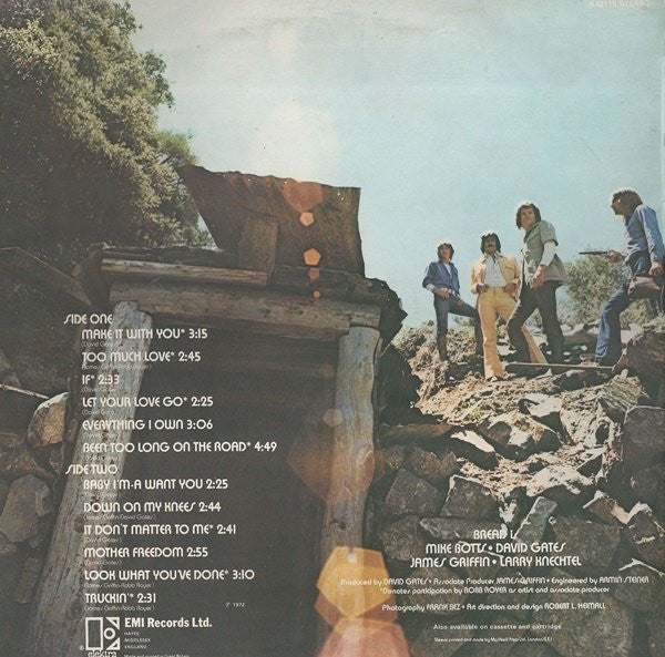 Bread : The Best Of Bread (LP, Comp, RE, Mat)