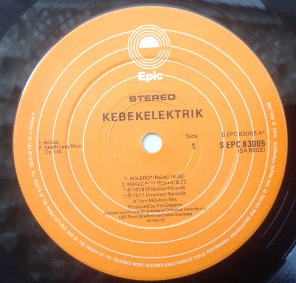Kebekelektrik : Kebekelektrik (LP, Album)