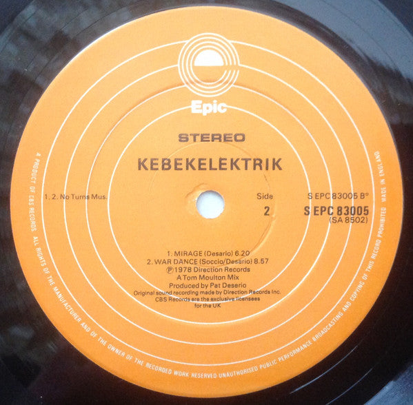 Kebekelektrik : Kebekelektrik (LP, Album)