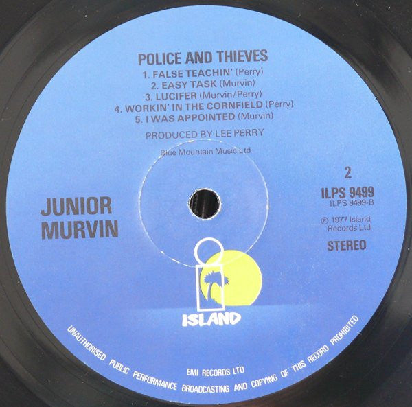 Junior Murvin : Police & Thieves (LP, Album, RE)