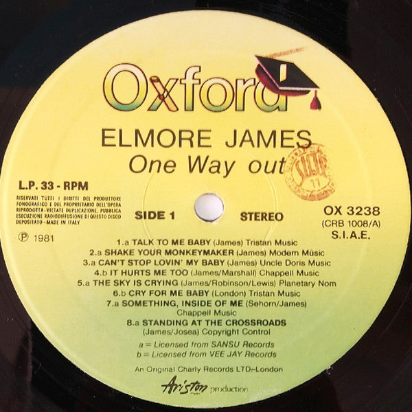 Elmore James : One Way Out (LP, Comp)
